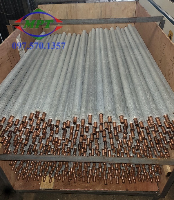 Thu hồi nhiệt công nghiệp với ống đồng giải nhiệt cánh nhôm
